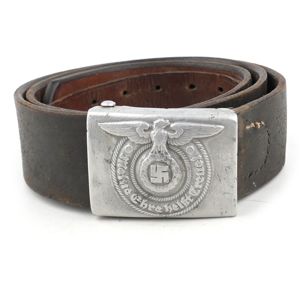 Waffen-SS Belt & Buckle - RZM 36/39 ᛋᛋ