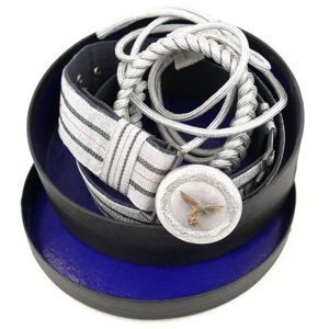 Cased Luftwaffe Officer's Brocade Belt & Buckle