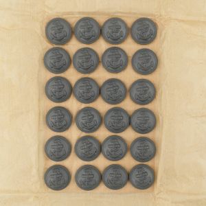 Set of 24 KM Coastal Artillery Uniform Buttons