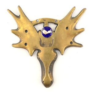 Gebirgsjäger Petsamo Souvernir Brass Moose