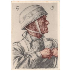 Willrich Postcard - 'Generalmajor Meindl'