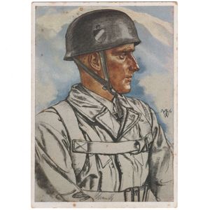 Willrich Postcard - 'Oberleutnant Schmidt