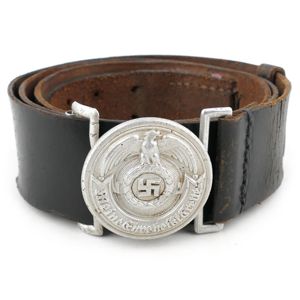 Waffen-SS Officer's Leather Belt & Buckle