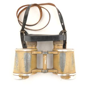 WH Late War Tan Painted 6x30 Binoculars