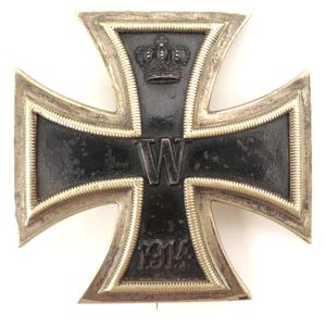 WW1 Iron Cross 1st Class 'AWS'