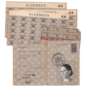 Dutch 'Persoonsbewijs' & Ration Stamps