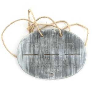 Luftwaffe ID-disc 'Fl.Horst Altenburg Horst Komp'