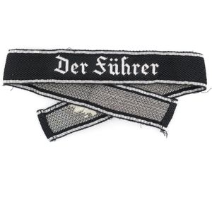 Waffen-SS flat-wire 'Der Führer' Cufftitle