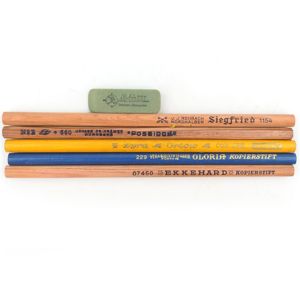 Set of 5 German Pencils for the Map Case