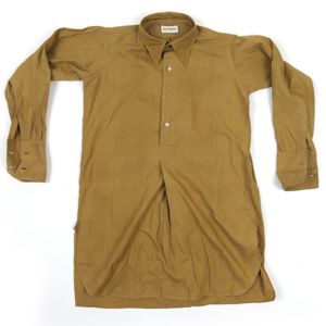 SA collar-less type shirt with collar
