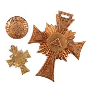 Factory Unfinished Mother's Cross & Miniature