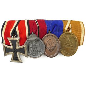 Wehrmacht 4-Piece Medal Bar