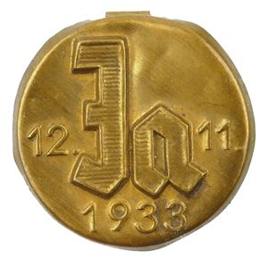 'Ja' Sympathy Pin Elections 1933