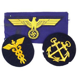 Small Kriegsmarine Insignia Grouping