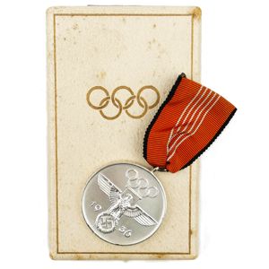Cased Olympia Commemorative Medal