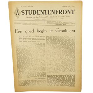Studentenfront Newspaper December 1942