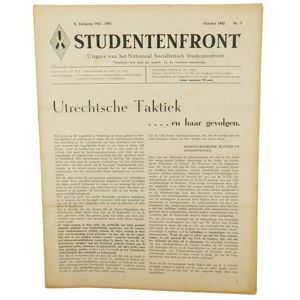 Studentenfront Newspaper October 1942