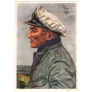 Willrich Postcard - 'Kapitänleutnant Prien'