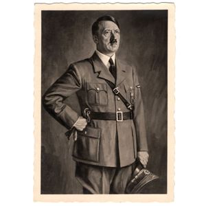 Unissued Adolf Hitler Postcard