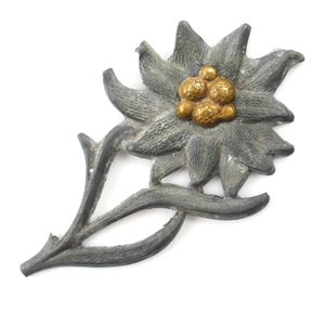 Hitler Youth Mountain Troops Cap 'Edelweiß' Badge