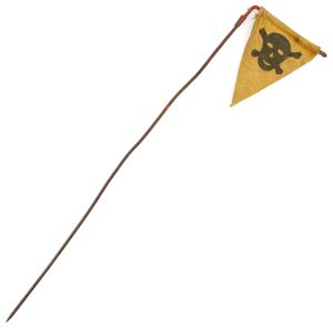 Wehrmacht Gas Warning Flag on Pole