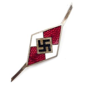 Hitler-Jugend High Leaders Cap Badge