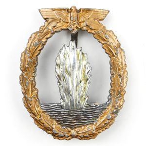 Kriegsmarine Minesweeper War Badge 'S&L'