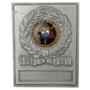 NSB 'Strijd Offer' Plaque