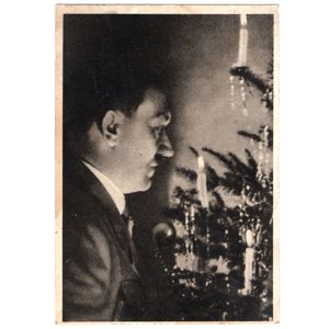 'Adolf Hitler Christmas' Postcard