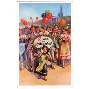 Oktoberfest Postcard