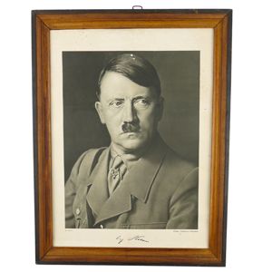 Framed 'Adolf Hitler' Hoffmann Photograph