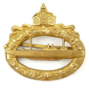 Imperial Navy U-Boat War Badge - 'AWS'