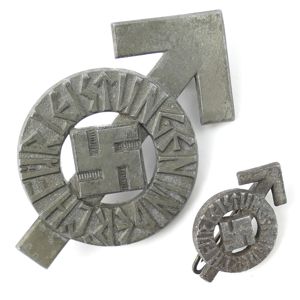 HJ Proficiency Badge in Silver & Miniature