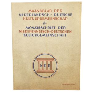 'Maandblad der Nederlandsch - Duitsche Kultuurgemeenschap'