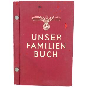 German Family Records Book