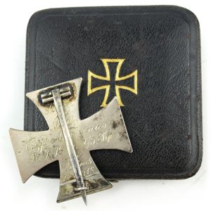 WW1 Iron Cross 1st Class - Battle Engraved