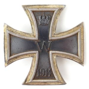 WW1 Iron Cross 1st Class - engraved name