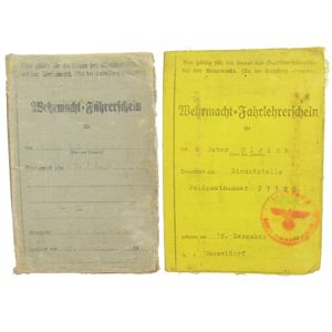Wehrmacht Driver & Instructor License