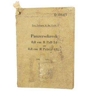 'Panzerschreck' Manual D1864/1