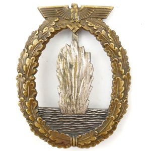 Kriegsmarine Minesweeper War Badge 'R.K.'