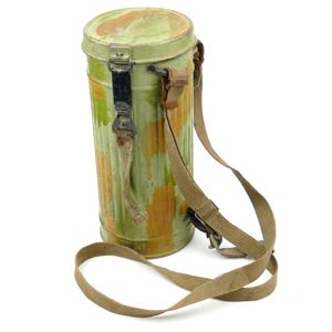 Kriegsmarine Camouflaged Gasmask Canister