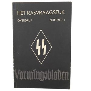 Dutch SS 'Vormingsbladen - Het Rasvraagstuk'