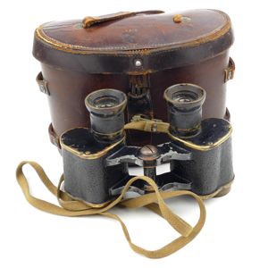 Cased British No. 3 Mark II Binoculars 1918