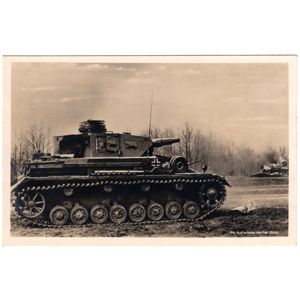 'Panzer IV' Postcard