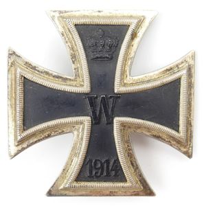 WW1 Iron Cross 1st Class 'AWS'