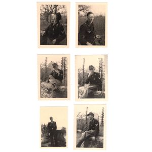 Set of 6 WH (Heer) 'Panzer' Portrait Photographs