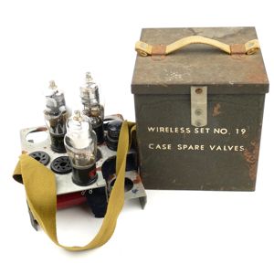 Canadian Wireless Set No.19 Case Spare Valves