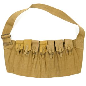 British Sten Gun Magazine Bandoleer 1944