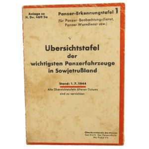 Wehrmacht 'Panzer-Erkennungstafel 1'