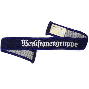 NSV/DAF 'Werkfrauengruppe' Cufftitle
